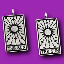 15pcs 혼합 실버 도금 마녀 점 타로 카드 문 태양 세계 펜 던 트 DIY 매력 팔찌 목걸이 쥬얼리 공예 만들기, 02 앤틱 실버 도금