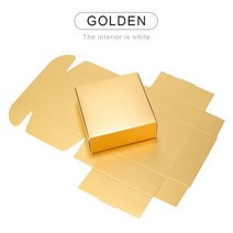 10 개/크래프트 판지 블랙 화이트 포장 축제 파티 선물 상자 비누 지원 사용자 정의 크기 및 로고 인쇄, 10pcs_15x8x4cm, Gold