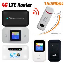 LTE 라우터 휴대용 무선 와이파이 포켓 4G 5G 리피터 150Mbps 코티지 모바일 핫스팟 SIM 카드 무제한 인터넷, 05=4G2100mAh