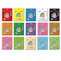 종이나라 클레이나라 점토 5p, 노랑, 110g