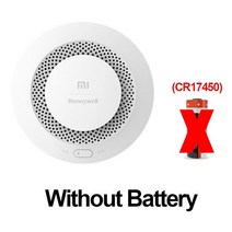 샤오미-연기 감지 가드 화재 경보 감지기 원격 알림 연기 센서 블루투스 게이트웨이와 연결, 02 without battery