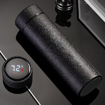모조리닷컴 분유 보온병 유치원물병 온도표시 등산용, BLACK