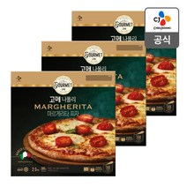 CJ [CJ제일제당] 고메 나폴리 마르게리타 피자 300g x 3판, 없음