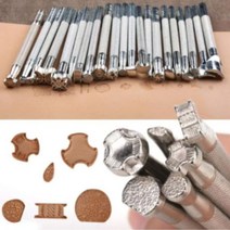 가죽 공예 스탬프 20종 세트 문양 인장 패턴 _ 51668EA, 본상품선택