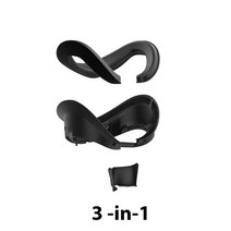 AMVR 페이스 커버 Pico 4 VR 헤드셋 인터페이스 브래킷 교체용 세척 가능한 스폰지 가죽 패드 마스크 피코 액세서리, 0 A, 없음