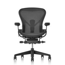 Herman Miller Aeron 2.0 에디션 4D 팔걸이 풀체인지 클래식 재진화 2세대 인체공학의자 컴퓨터의자, 흑연 + B + 4D 팔걸이 + 나일론발