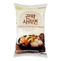 곤약닷컴 곤약 사리면 200g x 1팩 100g당 13kcal, 1개