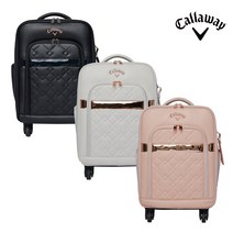 캘러웨이 2023 루시아 여성용 바퀴형 골프 보스턴백, 화이트