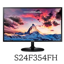 중고 삼성전자 24인치 모니터S24F354FH HDMI단자 노트북 CCTV 연결 가능