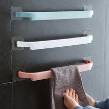 깔끔한 수건 행주 싱크대 욕실 화장실 인테리어 정리 다용도 선반 건조대 거치대 홀더 걸이, 화이트