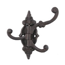 소품 걸이 엔틱 주물 옷걸이 3단 에덴 인테리어 가방, 색상, 단품