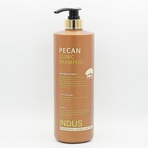 인더스 피칸 클리닉샴푸 1000ml 풍부한 영양성분 유기농 호두오일