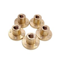 3D프린터 T10 리드 스크류 너트 피치 2mm 황동 CNC 부품 3D 프린터 액세서리 1 개, Pitch 2mm Lead 2mm