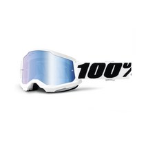 100% 백퍼센트 스트라타 STRATA 2 Goggle 바이크 오토바이 고글 (옵션선택), 10.에베레스트-미러 블루 렌즈