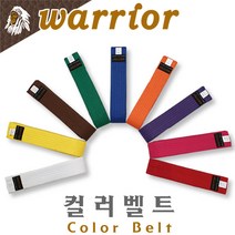 [warrior] 컬러벨트(색띠) / 태권도 합기도 격투기 특공무술 해동검도 / 컬러9종 / 넓이4cm 길이160cm, 주황색