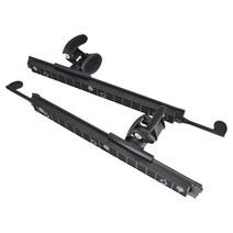 나일론 카약 풋 페달 풋 페그 컨트롤 보트 카누 해양 액세서리, 검은 색