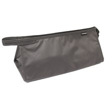 쿠넬 휴대용 드라이기 방수 파우치 가방 분리형수납 지퍼형 잠금, 차콜