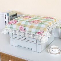 덥는천 프린터기 사무실 팩스 복사기 복합기 컵 레이스 컴퓨터 정화기 뚜껑 수건 먼지방지 커버 스캔 스캐너 의례, 플로랄 다이어리 핑크