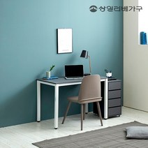 상일리베가구 더스틸 1000 책상+4단서랍장, 그레이