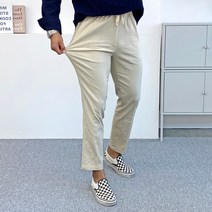 간빠레 썸머 쿨 에코틱스 린넨 밴딩 팬츠