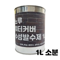 [노루페인트] 워터커버 수성발수제 투명 1L 외벽방수 천연대리석코팅, 1개