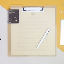 A4 파일 케이스 프린트물 부동산계약서 문서정리 파일철 서류 악보 영수증보관, 블랙클리어