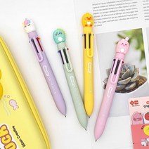 2000 레이지스타 6색 볼펜 4개묶음-멀티볼펜