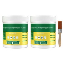 1+1 독일의 투명 방수 접착제 우레탄 방수본드 누수 방수접착제 600g+솔 2개 HOT SALE