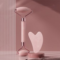 얼굴 마사지 볼살 빠짐 브이롤러 + PP 괄사 세트, 상세페이지 참조
