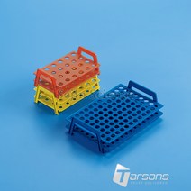 Tarsons T241013-B R Y W 마이크로 튜브 랙 24홀 Polywire Microtube Rack with Handle 1.5 ml & 2.0 ml 용, T241013-Y : 1EA