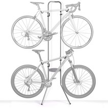 델타 사이클 홈 미켈란젤로 자전거 거치대 행거 2단 Delta Cycle & Home, 실버