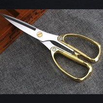 스텐 재단 금장 가위 19 x 8 cm, 골드, 1개