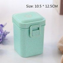 보온도시락 주방 900ml 전자레인지 밀짚 식기류 식품 보관 용기 어린이 학교 사무실, 1-초록