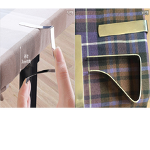 테이블 시트 고정클립 1개 식탁보 고정클립, 제품선택, 직선형