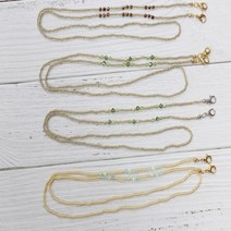 BUyuS고리 스트랩 마스크목걸이 줄 금색 트랩 분실방지 비즈굿딜 브이숍, 상세페이지 참조