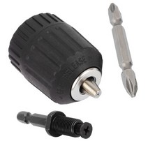 키레스척10mm+아답타+비트65L 세트 드릴척 드릴비트, 키레스척10mm+아답타+비트65L 세