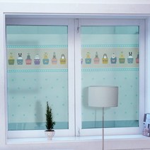 [뭉키데코] 무점착반투명시트_MSC-250_리틀포트(C02_W120xH180cm), C02_W120xH180cm