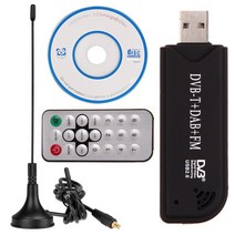 디지털 DVB-T SDR + DAB + FM TV 튜너 수신기 스틱 원격 제어 튜너 레코더 품질 포함 USB2.0 RTL2832U + FC0012