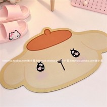 쿠로미 시나모롤 마이멜로디 실리콘 미끄럼 방지 방수 발 매트 욕실 화장실 주방, 기타, 01