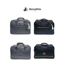 블랙앤화이트 BWZGK9CB 골프 보스턴백, 블랙
