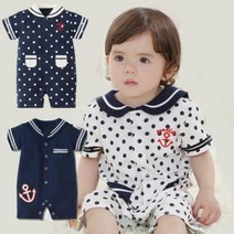 바다커플 반팔 바디슈트(3-24개월)300048