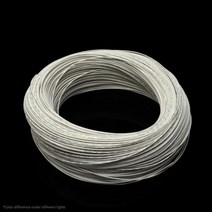 네트워킹 도구 툴 렌카드 네트워크 아답터 랜포트 3D 프린터 용 절연 고온 전자 케이블 1M5M UL1332 PTFE 와이어 302826242220181614131210 AWG, White+1 Meter+20AWG