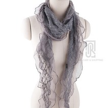 봄느낌 웨이브블로썸 레이스 롱스카프