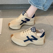 Modern Fashion 여름 여자 키높이 스니커즈 타이어 밑창 캐주얼 패션 신발 발편한 통굽 운동화