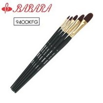 바바라 9400KFG 유화붓 아크릴붓 인조모 필버트붓 낱개 / 옵션선택, 6본세트(1.2.3.4.5.6호)