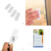 간편 유리손잡이 4P 방문손잡이 유리창손잡이