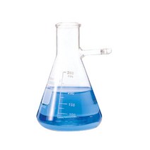 화공 가열 증류 실험용 가지형 삼각플라스크 과학교실 사이언스 발명키트, 100ml