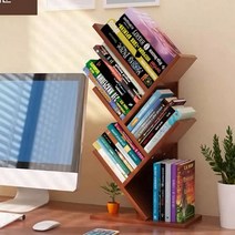 Y형 인테리어 사선 책꽂이 책상 사무용 정리 스탠드 북선반 DIY 트레이, 화이트월넛