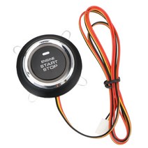 시동 정지 버튼 자동차 스타터 키리스 점화 자동 엔진 푸시 키 RFID 레이싱 12V, 2.Start Stop Button