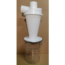 집진기리터통 사이클론집진기통포함 집진기용, 22리터 투명 통에 110구경 대형 분리기 세트